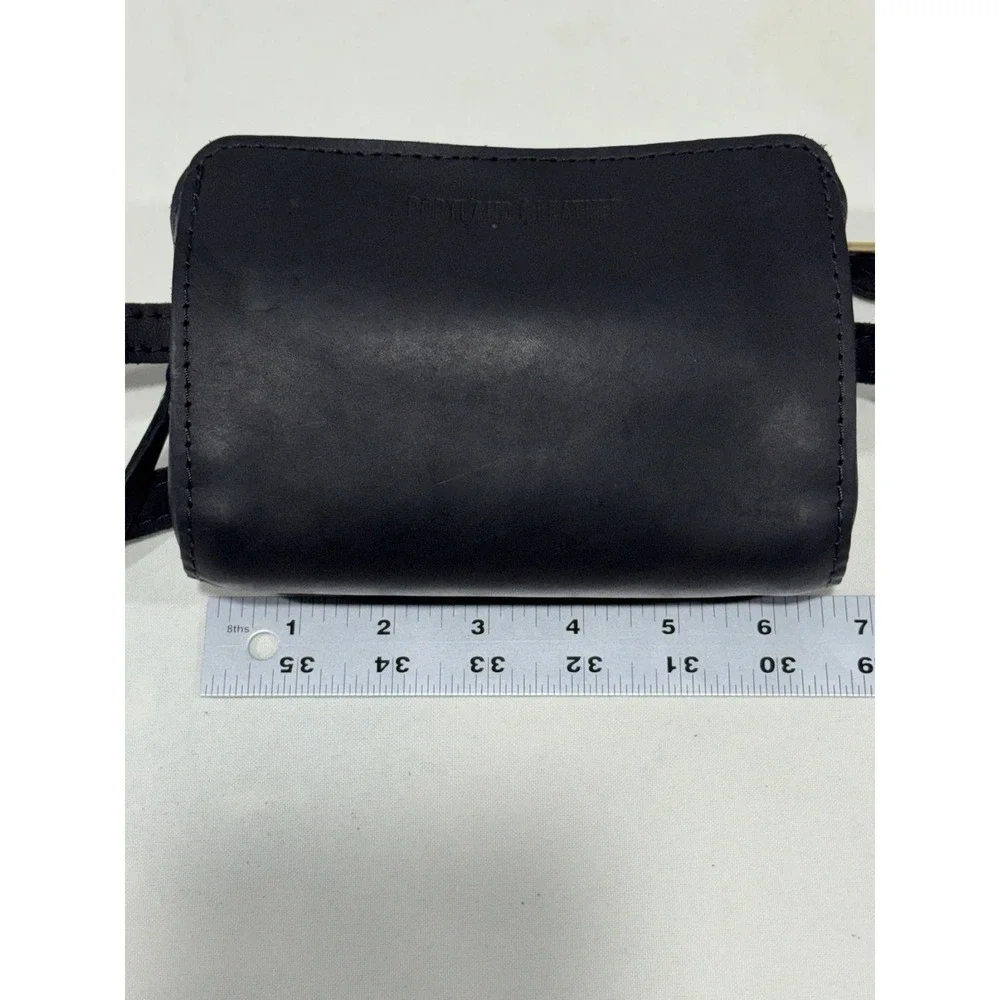 Portland Leather Goods Bag Basic Black Adjustable Waist Belt